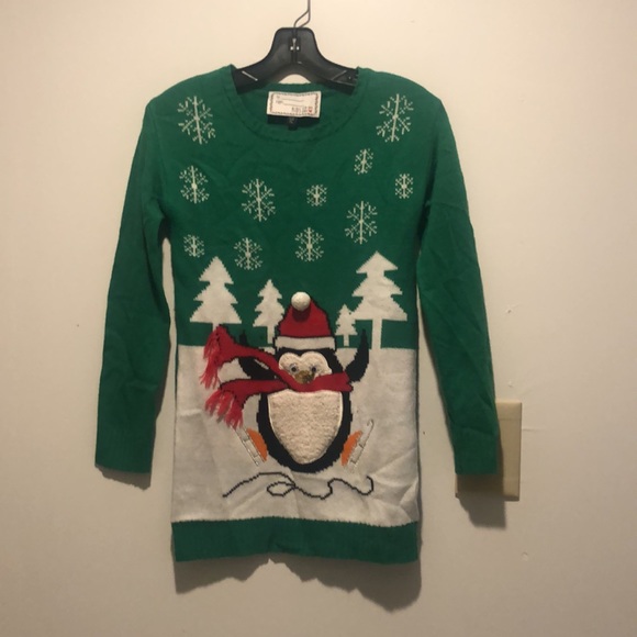 Vintage ugly Christmas sweater- size kids 14-large - Picture 2 of 11